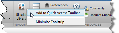 Adding to the Quick Access Toolbar