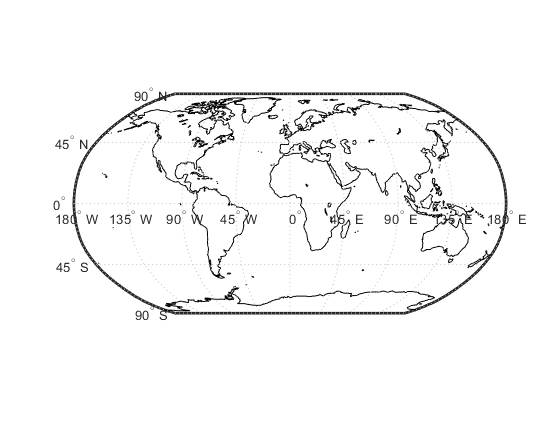 全球海岸线地图