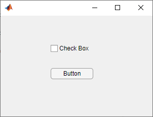 图窗口UI复选框组件上面的一个按钮组件。