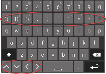 Android Matlab键盘特殊字符