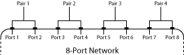 8-port网络